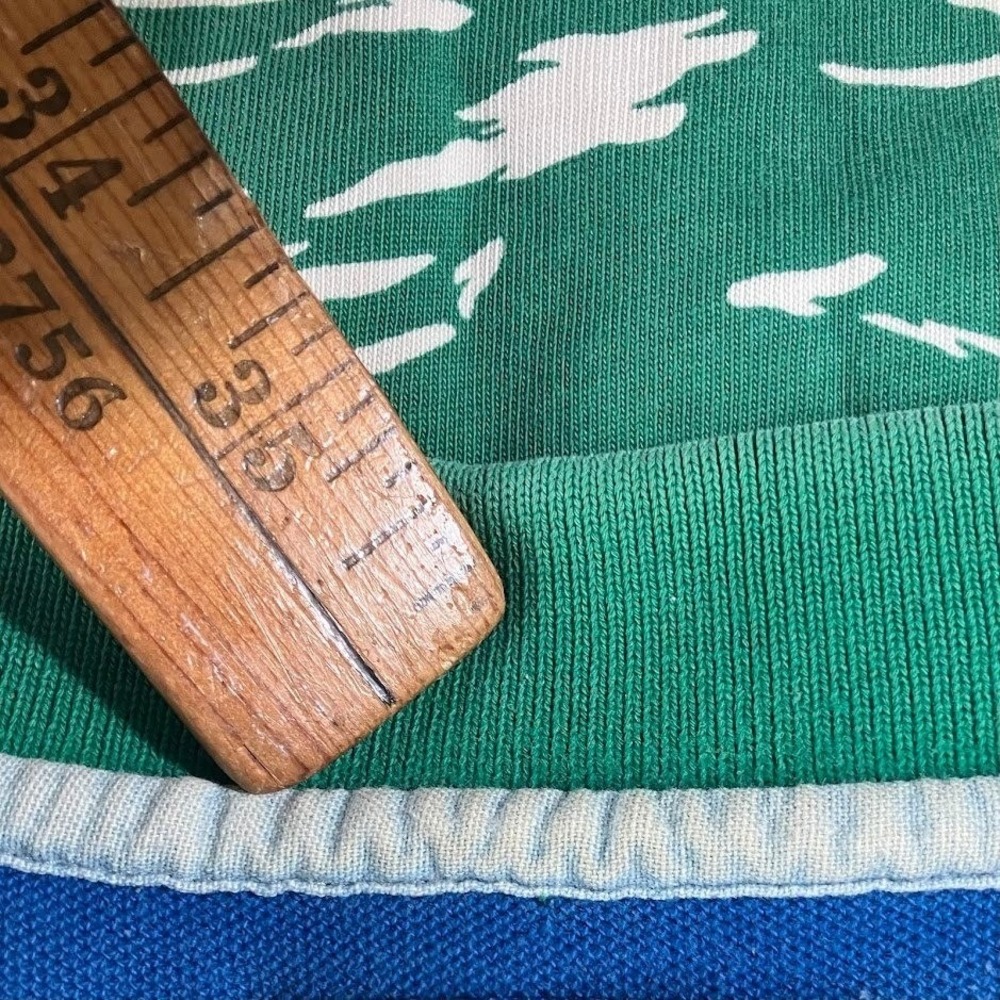 Pendleton Mens Large Green Sailboat Nautical Print Cotton Pique Polo Shirt L - Picture 8 of 9